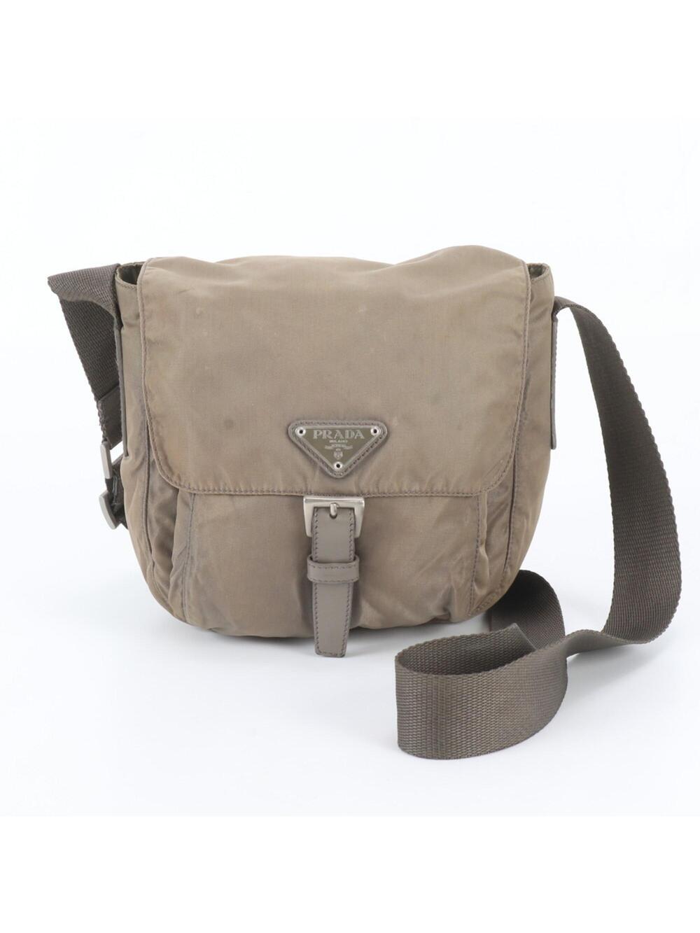 Prada Buckle Messenger Bag Tessuto #342123P41B